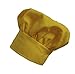 CHEFSKIN YELLOW CHEF MUSHROOM HAT ADULTS ADJUSTABLE VELCRO, NICE TWILL FABRIC TOP QUALITY HAT, DELIVERED IN 2-3 DAYS