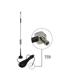 MicVista MC06 TS9 Connector Antenna 12DBi High Gain 4G LTE CPRS GSM 3G 2.4G WCDMA Omni Directional Antenna for WiFi Router Mobile Broadband Outdoor Signal Booste-16ft(5M)