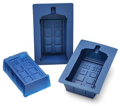Doctor Who TARDIS Silicone Gelatin Mold Set of 2 - 1 cup size