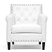 Baxton Studio Thalassa Modern Arm Chair, White