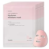 Hanskin Real Complexion Hyaluronic Moisture Mask - Hyaluron Acid, Moisturizing, Glowing & Soft. Hanskin Official. [10 PK]