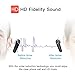 KojinTora Wireless Headphones Bluetooth Earbuds Earpiece - Stereo Headsets - Mini Cordless Hands Free Earphones - for Apple iPhone Samsung Windows Android Smartphones - with Charging Case Station