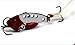 Muzata 8PCS VIB Spoon Blade Metal Fishing Lure, Bream Bass Flathead Crankbait Spinner, 2.16inch 0.42OZ Per piece