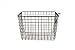 Spectrum Diversified Wire Storage Basket, Vintage Locker Basket Style, Rustic Farmhouse Chic, Steel Storage for Closets, Pantry, Kitchen, Garage, Bathroom & More, Medium, Industrial Gray