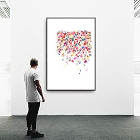 Framed Canvas Wall Art Beautiful Leaves Canvas Prints Home Artwork Decoration for Living Room,Bedroom - 16x24 inches