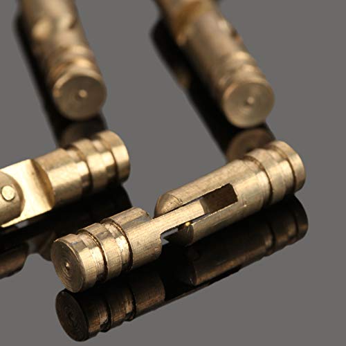 20Pcs Brass Barrel Hinge Hidden Invisible Concealed Hinges for Jewelry