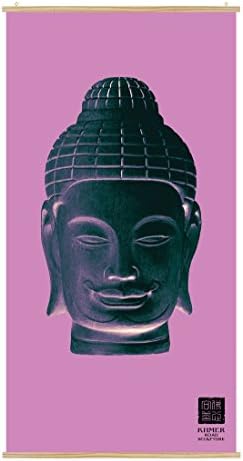SUPERIOR QUALITY Buddha Canvas Print Printed On Heavy Cloth With Deep Pigment Inks - Striking Buddha Face Poster For Your Home Or Spiritual Space - Buddha Bedroom Decor CK-006