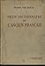 PETIT DICTIONNAIRE DE L ANCIEN FRANCAIS by 