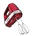 Cuisinart HM-70MR Power Advantage 7-Speed Hand Mixer, Metallic Red