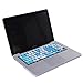 HDE Ultra Thin Silicone Rubber Keyboard Skin Cover for Macbook Pro Non Retina 13/15/17 (Blue Camo)