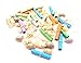 Guaishou DIY Arts and Crafts Kit Wishing Bottles Art Glass Bottles with Cork Colorful Rainbow Sand Sea Shells Mixed Beach Seashells (Vial A)