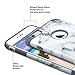 ULAK iPhone 6 Plus Case, iPhone 6S Plus Case, Slim Dual Layer Soft Silicone and Hard Back Cover Anti Scratches Bumper Protective Cover for Apple iPhone 6 Plus / 6S Plus 5.5 inch (Marble Pattern)