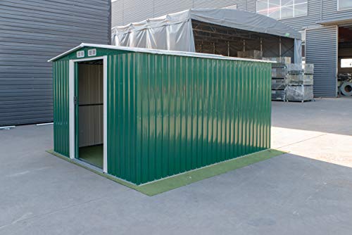 image for ORAF Mobile Outdoor Storage Shed Garden Tool HouseIron Plate House w/S