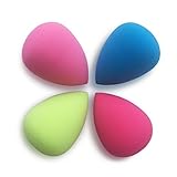 Makeup Sponge Blender Premium Foundation Flawless Non-latex Beauty Sponge for Liquid, Creams and Powders. (4 packs)