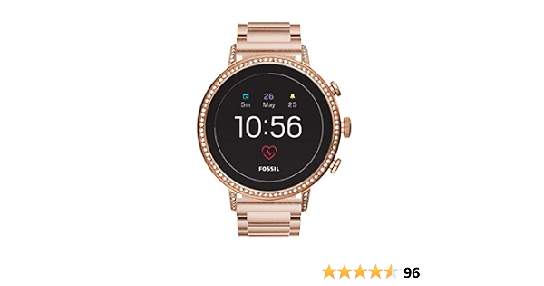 Amazon.com: Kartice - Correa de repuesto para Fossil Gen 4 Venture HR/Gen 4  Sport, 0.709 in, para Fossil Gen 4 Venture HR/Gen 4 Sport/Gen 3 Q Venture  Smartwatch., Rose gold : Celulares y Accesorios