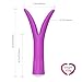 Louviva Multi-Function Vibrating Vibrator - G-spot Vaginal Clitoris Nipples Stimulation Dildo Massager - Rechargeable Waterproof Silicone Adult Sex Toys (Purple)