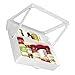 Noveltia Under Cabinet Sliding and Folding Kitchen Storage Organizer for Spices and More