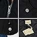 Orolay Women's Down Jacket with Faux Fur Trim Hood Black L
