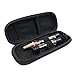 Flat Mouth Glass Tube Tool Set with Cleaning Tools + Storage Bag (Rose Gold)