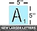 Scrabble Style Letter Stencils for Painting Signs & Tiles, 5 Inch, Reusable & Thick