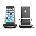 iPhone 6 Charging Dock Desktop Chargers Stand Desk Station Holder Easy Station for iPhone 7/6/SE/6S/5S/5 (Grey)