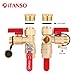 iTANSO 3/4-Inch IPS Isolator Tankless Water Heater Service Valve Kit with Clean Brass Construction