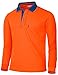 BCPOLO Men's Athletic Polo Dri Fit Long Sleeve Polo Shirt