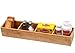 YBM HOME Bamboo 4 Compartment Organizer Tray for Drawers, 329