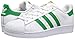 adidas Originals womens Superstar Sneaker, White/Green/Gold Metallic, 3.5 Big Kid US