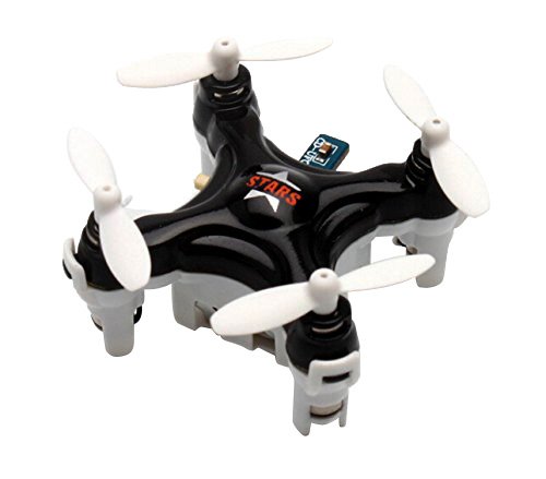 YouCute TINY! Cx Stars World s Smallest Drone Nano Drone RC Quadcopter mini quadcopter drone 2.4G 6 Axis Gyro (Black)