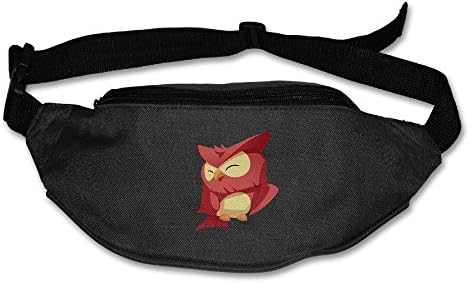 Caromn Mens&amp;Womens Sugar Owl Waist Bag Pack For Sports Travel Running Hiking I Phone 7