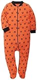 HongLin Footed Pajama Baby Boys Girls Sleeper Long Sleeve 100% Cotton Zip Front Neutral (12-18(Month), Bear)
