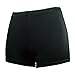 COCOSHIP Black Plus Size Women's Boy-Leg Solid Bikini Bottom Front Lined Boy Short 18(FBA)