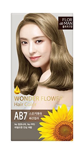 Somang Flor De Man Wonder Flower Hair Color (AB7 Smoky Ash)