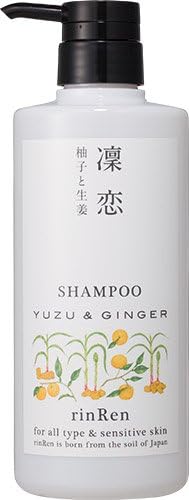 Rinren Yuzu & Ginger Shampoo By for Unisex - 17.6 Ounce Shampoo, 17.6 Ounce