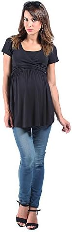 The Essential One - Short Sleeve wrap tie Nursing top