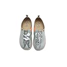 UIN Women's Bear's Hug Travel Canvas Slip-on Shoe Grayish-green (8)