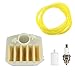 USPEEDA Tune Up Maintenance Service Kit for 537-02-40-03 Husqvarna 340 345 346 350 351 353 Chainsaw Air Filter Fuel Line Fuel Filter Spark Plug