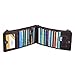 S-ZONE Men Vintage Crazy Horse Leather Multi Credit Card Holder Organizer Wallet