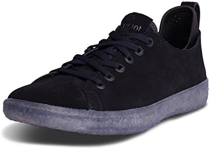 Bluprint Los Angeles Women's Suede Casual Athletic/Leisure Sneaker With Bluprint Cloud Imprint Comfort Technology - Size 9.5 - Jett Black