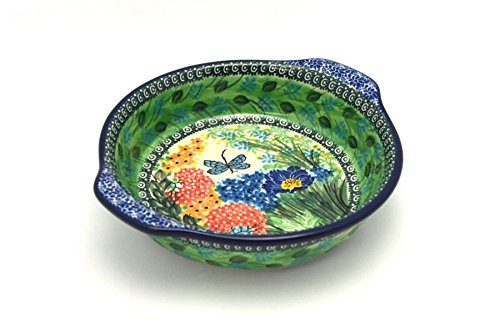 Click Here to See More Images Polish Pottery Baker - Round with Grips - Medium - Unikat Signature - U4612