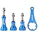 Smatree Aluminum ThumbScrew Set + Wrench Compatible for Gopro Session, Hero 7,6, 5, 4, 3+, 2, 1/DJI OSMO Action Cameras