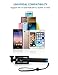 Selfie Stick, UBRU Bluetooth Selfie Stick iPhone 7 Plus with 50-Hour Battery Life and Built-in Bluetooth Remote Camera Shutter for iPhone 6s 6Plus 5S Galaxy S5 S6 S7 S8 Google Nexus LG Huawei etc BLUE