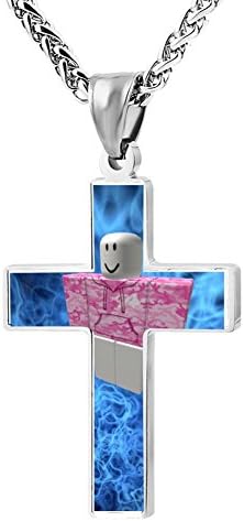 Unique Jake Pink Merch Paul Cross Necklace Pendant Religious Jewelry