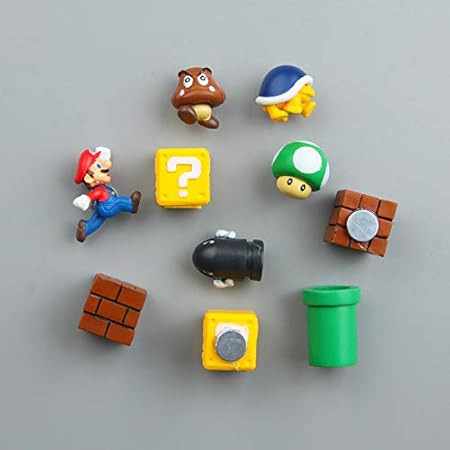 aoforz-Yobby - Imanes 3D para Nevera, 10 Unidades, diseño de Super ...