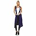 Isaac Liev Women's Long Open Front Cardigan Vest with Pockets and Side Slit