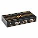 ANENG HDMI Splitter 1x2 / 1 Input 2 Output 4K 3D Powered Amplified Signal Distributor Video Splitter Switch for Dual Monitor