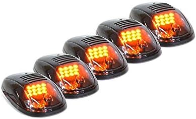 DEBEME 5Pcs/Set 12LED Cab Roof Top Marker Running Light for Dodge Tundra Pick-up Truck