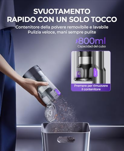 Redkey W15 Pro Cordless Cordless Dry Vacuum Cleaner Edge Cleaning 5mm Self Cleaning
