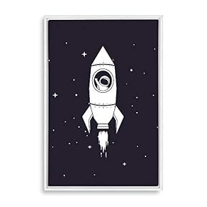 signwin Framed Canvas Wall Art Cartoon Children